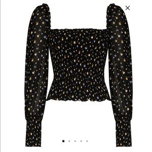 Reformation Pinto Floral Blouse NWT
